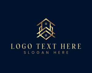 Lease - Luxury Home Realty logo design