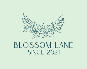 Floral - Elegant Floral Wreath logo design