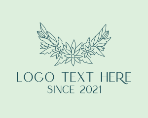 Wreath - Elegant Floral Wreath logo design