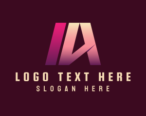 Online - Modern Online Letter A logo design