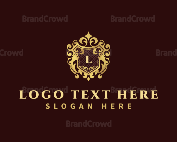 Decorative Royal Shield Logo