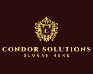 Decorative Royal Shield  logo design