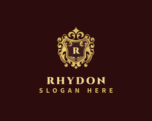 Decorative Royal Shield  logo design