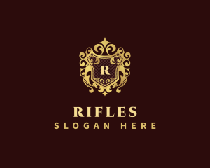 Decorative Royal Shield  logo design