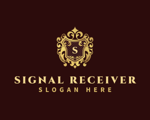 Decorative Royal Shield  logo design