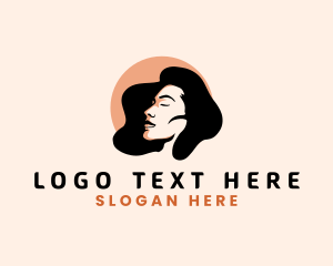 Vanity - Retro Hair Female logo design