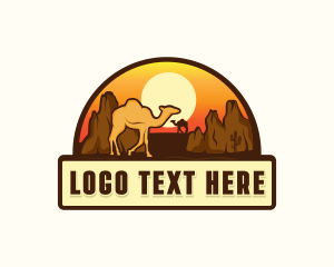 Camel Desert Sahara Logo