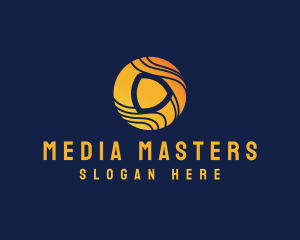 Media - Abstract Media Planet Technology logo design