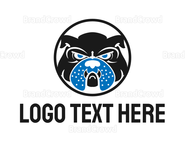 Bulldog Veterinary Pet Logo