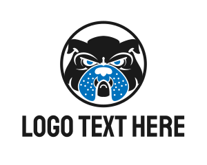 Bulldog Veterinary Pet logo design