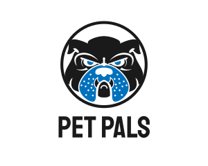 Bulldog Veterinary Pet logo design