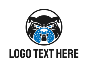 Bulldog Veterinary Pet Logo