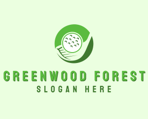 Golf Ball Sport logo design