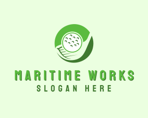 Golf Ball Sport logo design