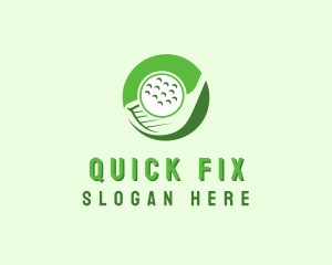 Golf Ball Sport logo design