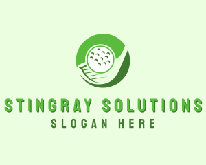 Golf Ball Sport logo design