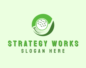 Golf Ball Sport logo design