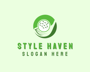 Golf Ball Sport logo design