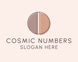 Brown Pastel Abstract Circle logo design