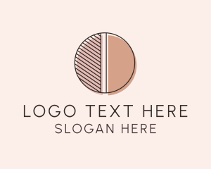 Accounting - Brown Pastel Abstract Circle logo design