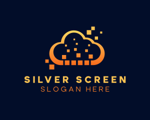 Internet - Creative Pixel Cloud logo design