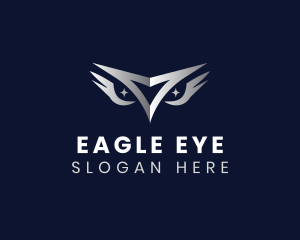 Owl Bird Eyes logo design