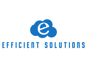 Cloud Letter E logo design