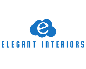 Cloud Letter E logo design