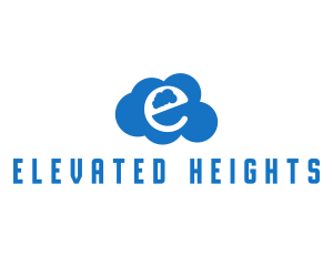 Cloud Letter E logo design