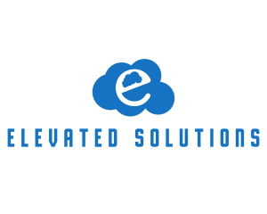 Cloud Letter E logo design