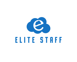 Cloud Letter E logo design