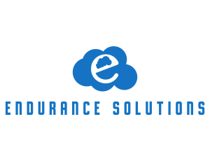 Cloud Letter E logo design