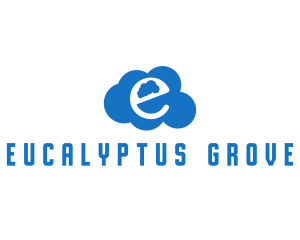 Cloud Letter E logo design