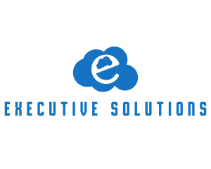 Cloud Letter E logo design