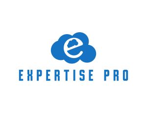 Cloud Letter E logo design