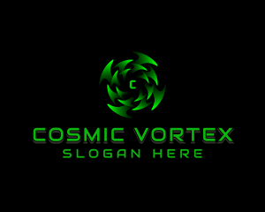 Vortex - Digital Tech Vortex logo design