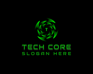 Digital Tech Vortex logo design