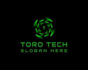 Digital Tech Vortex logo design