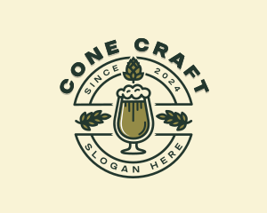 Wheat Beer Brewery logo design