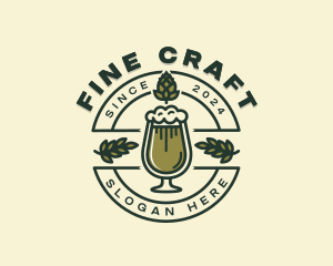 Wheat Beer Brewery logo design