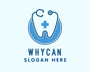 Dentist Stethoscope Tooth Logo