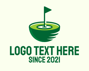 Sparta - Green Golf Bowl logo design