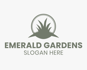 Grass Weed Turf logo design