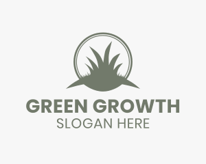 Grass Weed Turf logo design