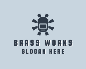 Industrial Welding Iron Work logo design