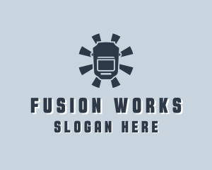 Industrial Welding Iron Work logo design