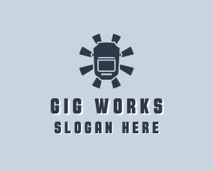 Industrial Welding Iron Work logo design