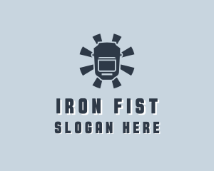 Industrial Welding Iron Work logo design