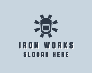 Iron - Industrial Welding Iron Work logo design