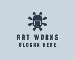 Industrial Welding Iron Work logo design